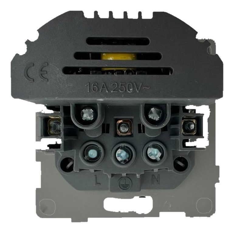 Розетка 1-я с/з с шторками с USB и TYPE C (5В, 2.1А) чёрная Софт-тач